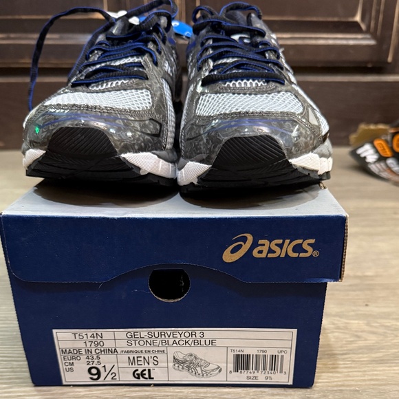 ASICS GEL-SURVEYOR 3 STONE/BLACK/BLUE - T514N-1790 - Picture 3 of 6